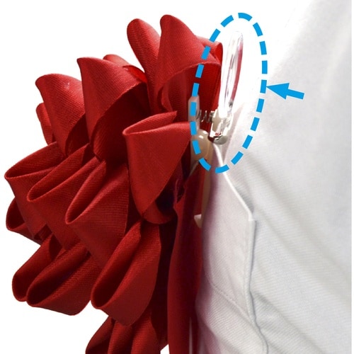 ササガワ 器具 ルーペ 胸章用取付具