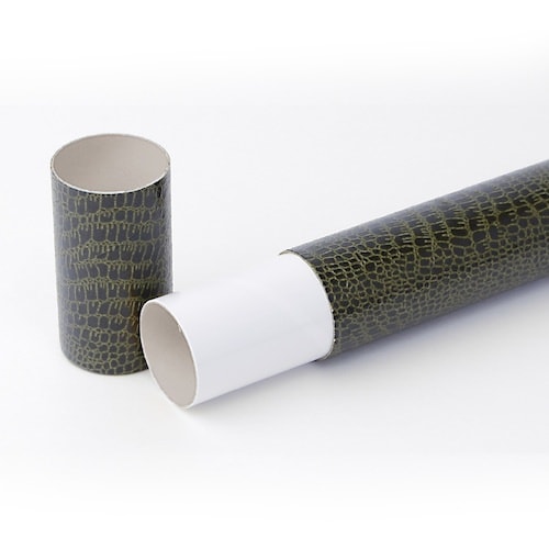 ササガワ 賞状入れ 丸筒 ワニ柄 360