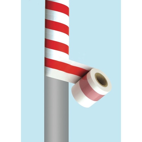 ササガワ 紅白テープ 紅白テープ 50m巻