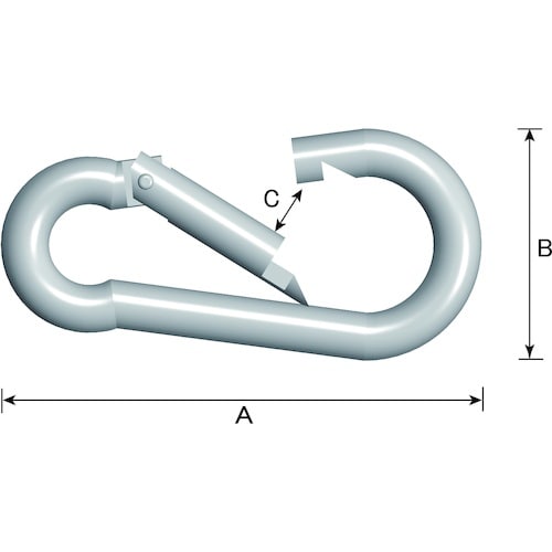 DAIDOHANT ユニクロ スプリングフック(バ