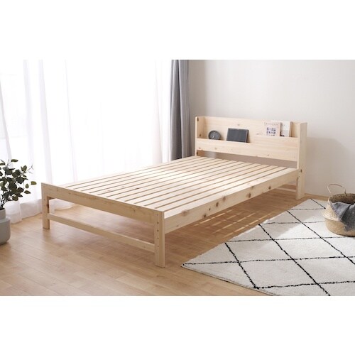 IRIS 574518 総ヒノキすのこベッド セミ