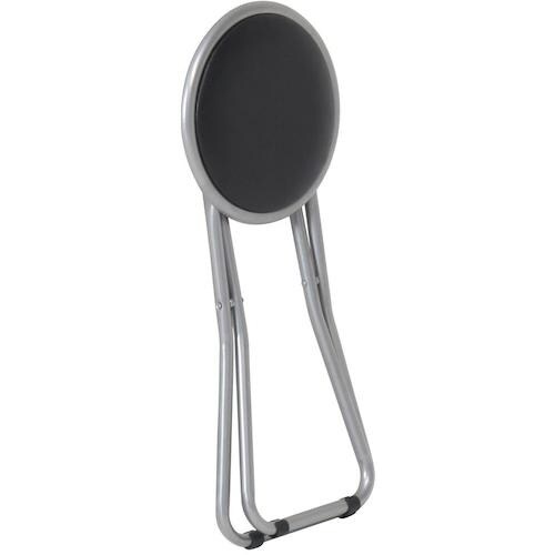 不二貿易 パイプ折りたたみイス FB−02BK(1