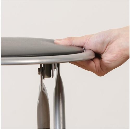 不二貿易 パイプ折りたたみイス FB−02BK(1