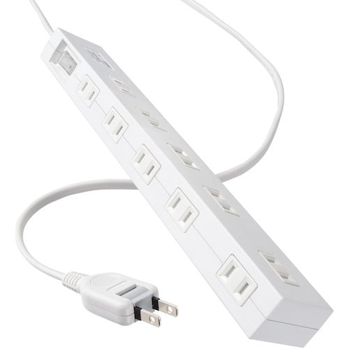 SANWA 雷ガードタップ 5m ホワイト