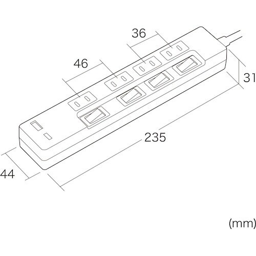 SANWA USB充電機能付きタップ Type−C