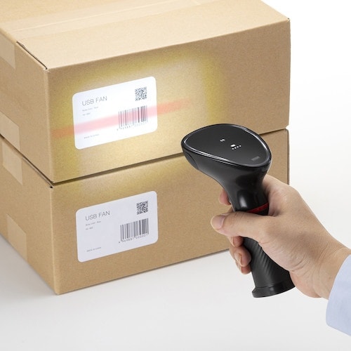 SANWA ワイヤレス2次元バーコードリーダー(2