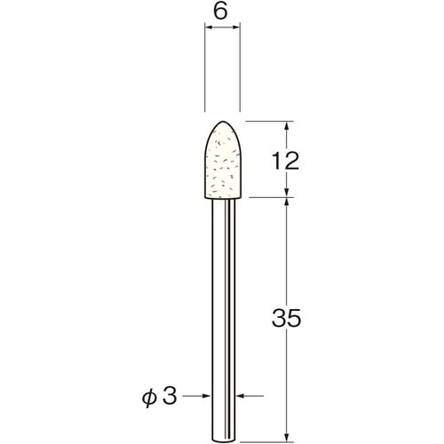 リューター 中国製軸付フェルトバフ