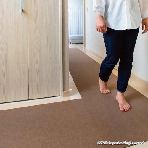 サンコー ズレないキッチンマット 45×250セン