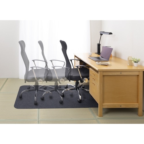 サンコー おくだけゲーミングチェアマット90X18