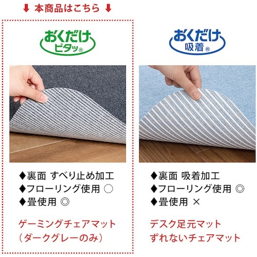 サンコー おくだけゲーミングチェアマット90X18