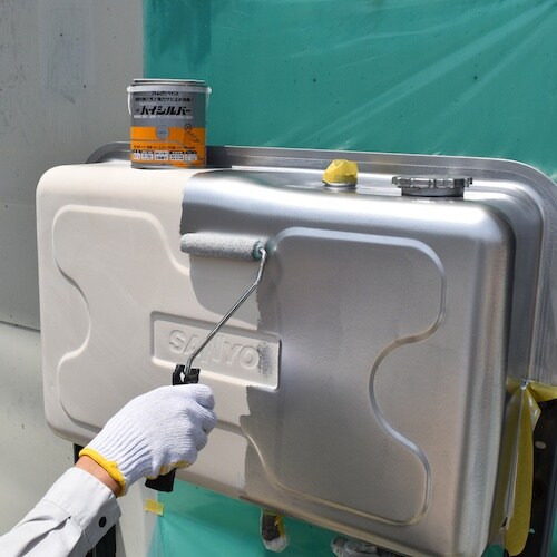 アトムペイント 油性ハイシルバー 16L シルバー