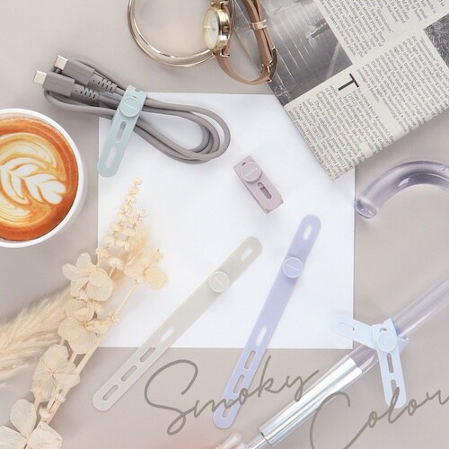 Owltech ソフトタッチシリコン製ケーブルバン