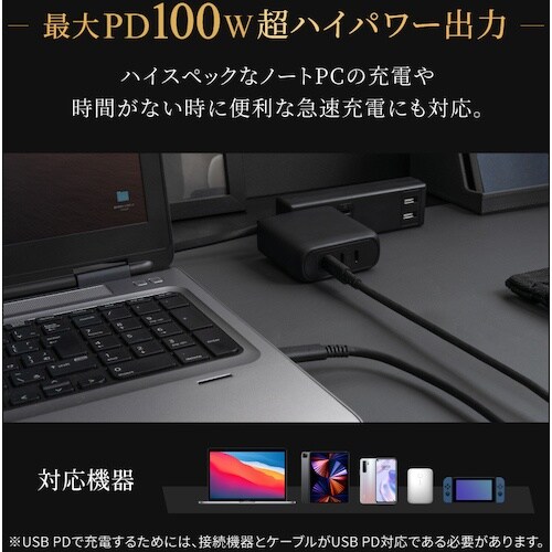 Owltech 最大PD100W出力 Type−C