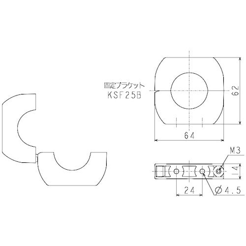 KUNIMORI サイルベアフレックス 固定ブラケ