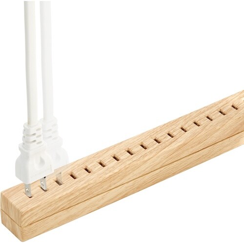 YAZAWA 差し込みフリータップナチュラルウッド