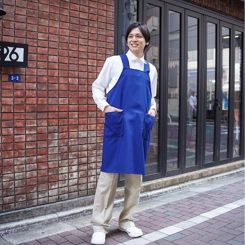 岡潮 ワンステップエプロン (ポリエステル100%