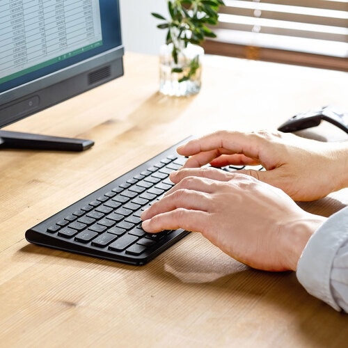 SANWA ワイヤレススリムキーボード