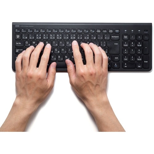 SANWA ワイヤレススリムキーボード