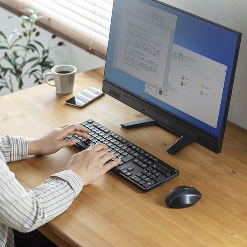 SANWA ワイヤレス静音キーボード