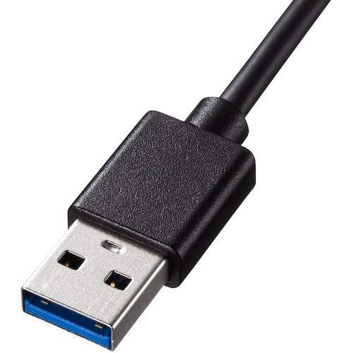 SANWA USB3.2 Gen1 ハブ付き ギガ