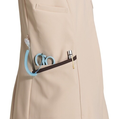 FOLK ワンピース 3026SC Eベージュ×B