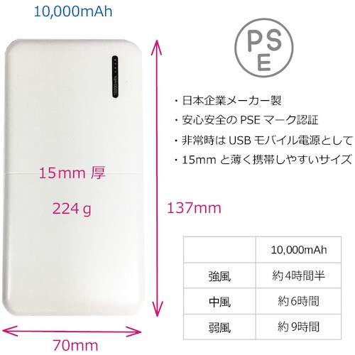 岡潮 空調ベストセット20201 ネイビー 7L