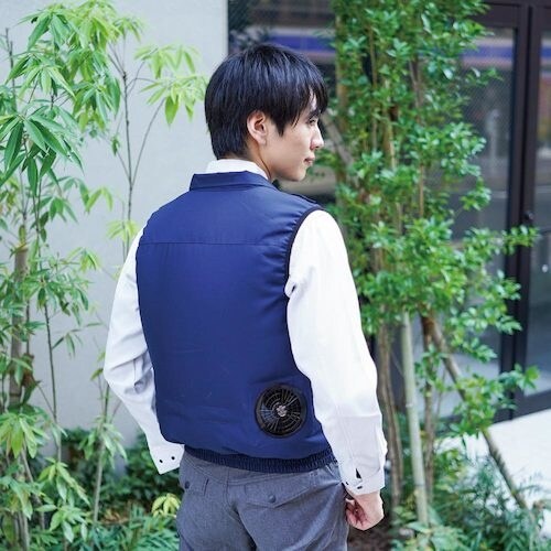 岡潮 空調ベストセット20201 ネイビー 7L