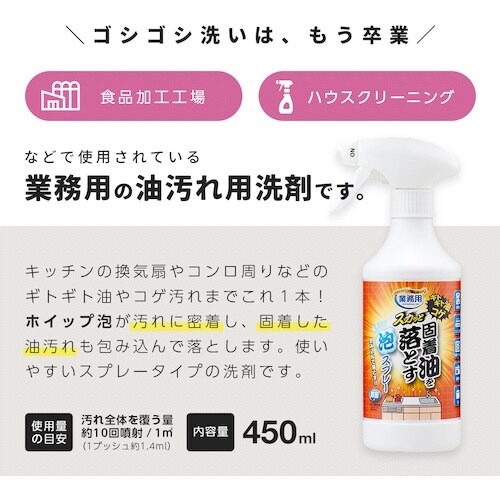 アイメディア スカッと固着油を落とす泡スプレー