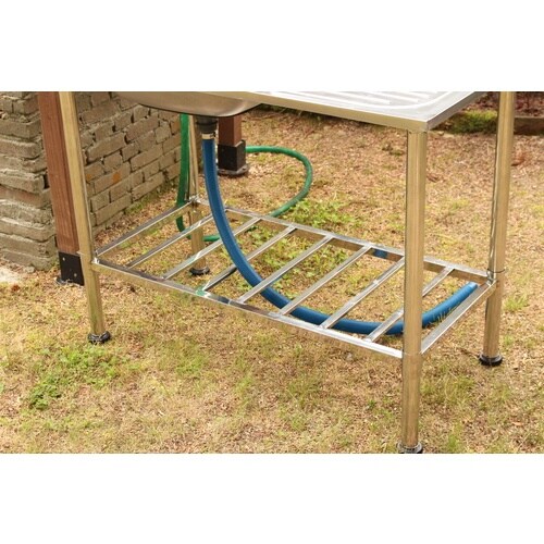 TASSCOM 蛇口付きステンレス流し台 100c