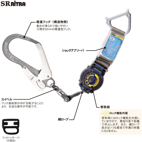 TSUYORON コアハーネス 胴ベルト付き シン