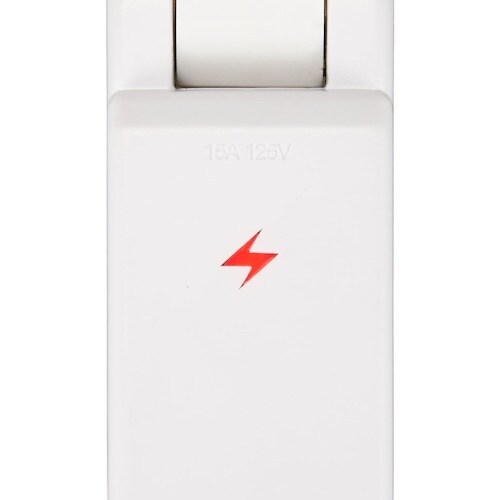 YAZAWA 雷ガード付極小コーナータップ3個口ホ