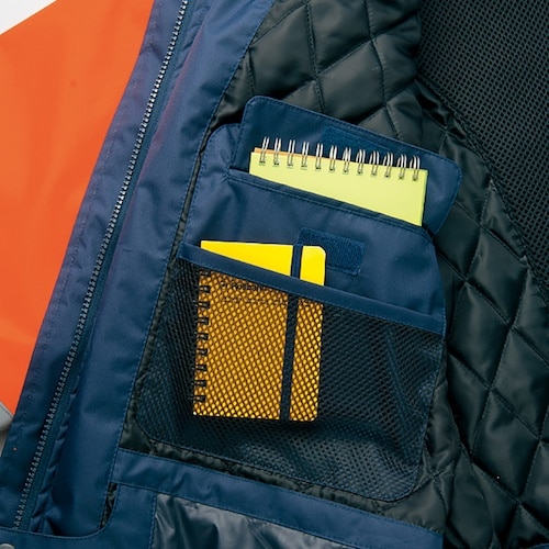 アイトス 高視認性防水防寒コートAZ8960 オレ