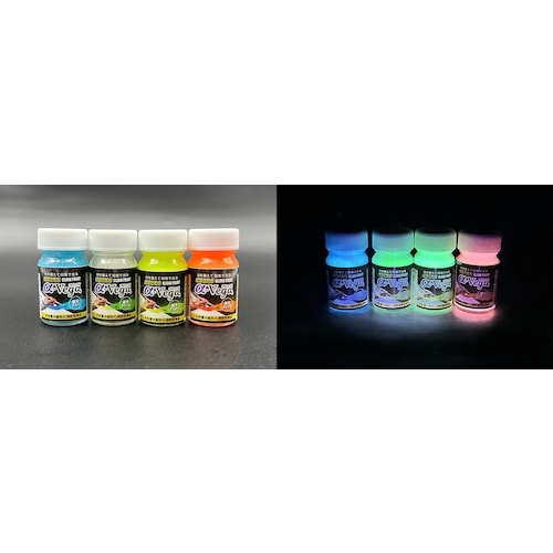 緑十字 水性蓄光塗料 アルファペガ 20g 蓄光ブ