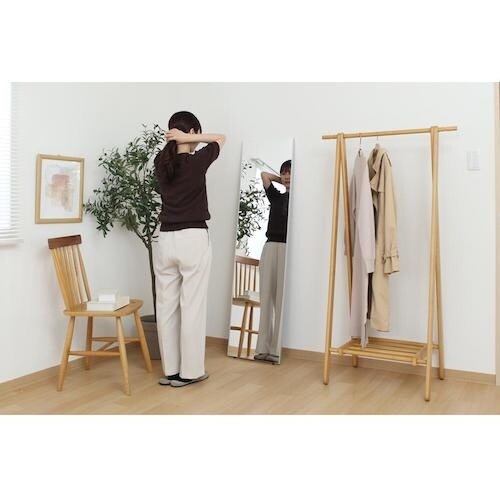 不二貿易 割れないソフトミラー(壁掛け) W40