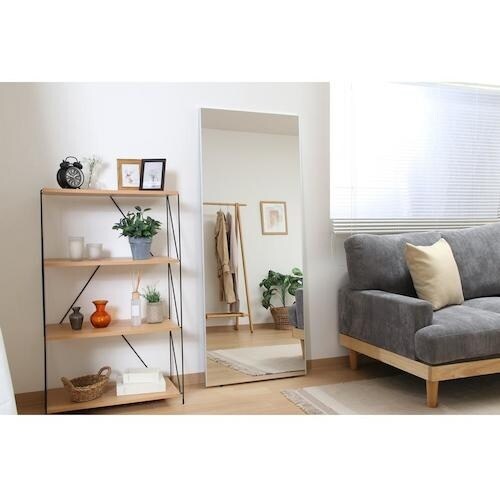 不二貿易 割れないソフトミラー(壁掛け) W60