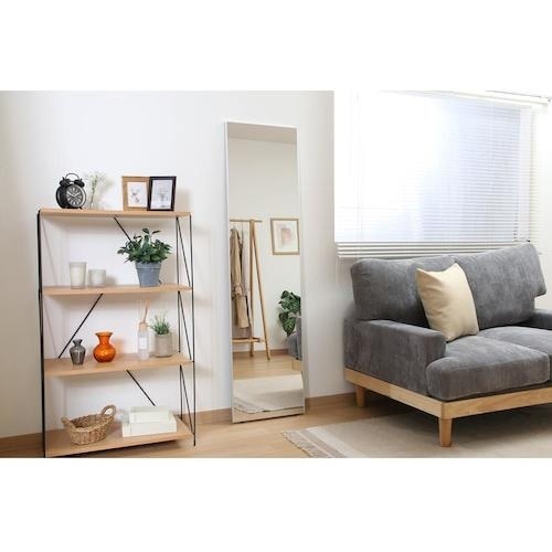 不二貿易 割れないソフトミラー(壁掛け) W40