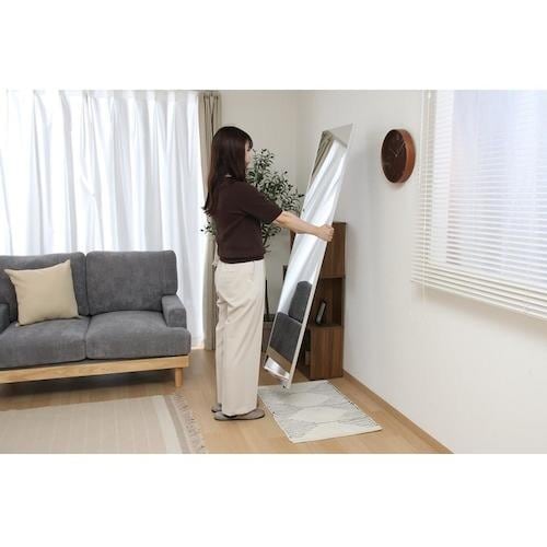 不二貿易 割れないソフトミラー(壁掛け) W40