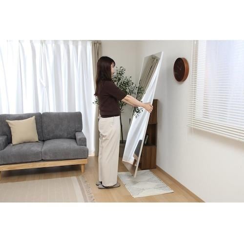 不二貿易 割れないソフトミラー(壁掛け) W60