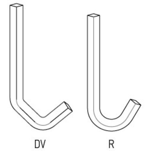 IWATA 角ワイヤーフック(10個入)