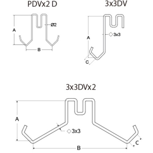 IWATA 電着塗装用治具(10個入)