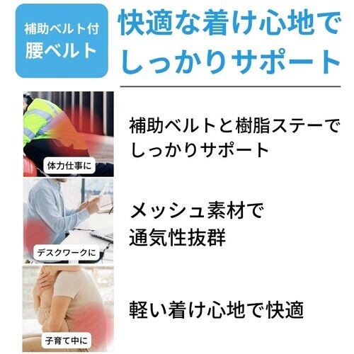 竹虎 腰部固定帯 ランバックソフトII ブラック