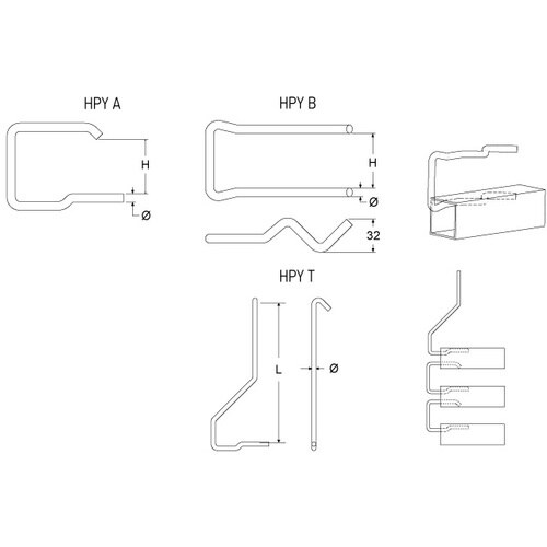IWATA パイプフック(1個入)