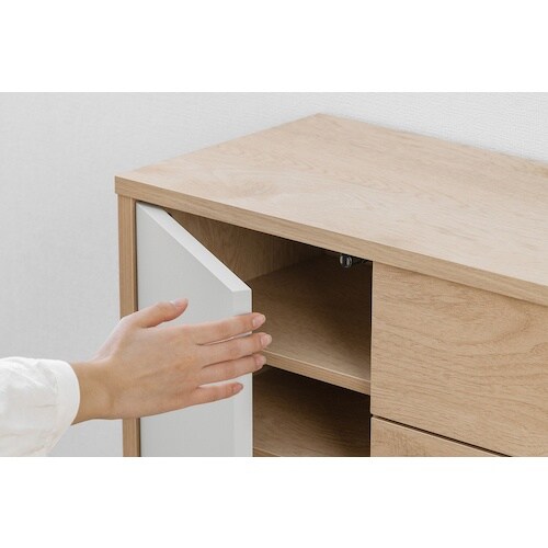 IRIS 298112 リビングキャビネット金属脚