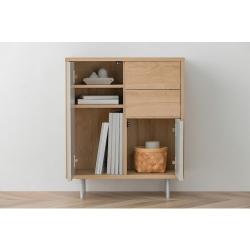 IRIS 298112 リビングキャビネット金属脚