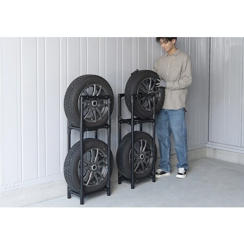 IRIS 299836 省スペースタイヤラック軽自