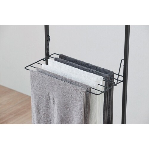 IRIS 105889 折りたたみ物干し5連 ブラ