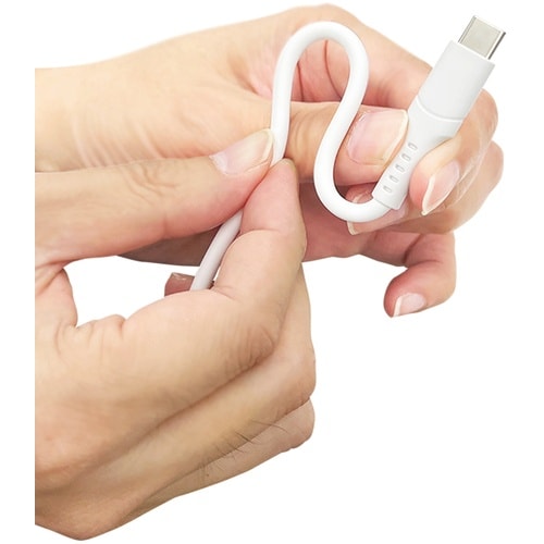 air−J くねくねケーブルCtoC 2M WH