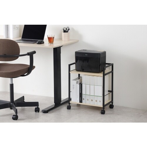 ASKA デスクワゴン デスクワゴン2段 ブラック