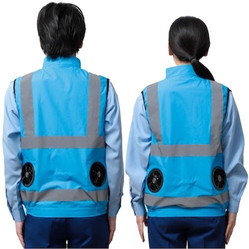 岡潮 【2025年 今季完売】 高視認性空調安全ベ