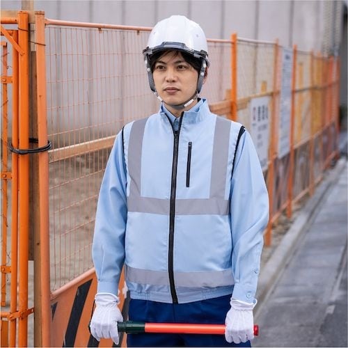 岡潮 【2025年 今季完売】 空調安全ベスト+ブ